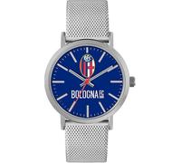 PRESTIGE & DELUXE Montre bracelet Lowell Tidy Bologna Nouvelle Collection Bracelet en métal - Cadran 39 mm bleu dans l'emballage + porte-clés football