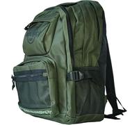 PRESTIGE & DELUXE Sac à dos scolaire Hard Rock Cafe Vert militaire pour primaire secondaire - Enfants et adolescents + 7 stylos multicolores et porte-clé sifflet, multicolore, taille unique
