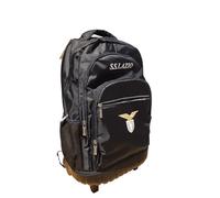 PRESTIGE & DELUXE Sac à dos scolaire Lazio Bleu Triple compartiment + trousse 3 étages zip avec papeterie + 7 stylos effaçables et porte-clé football