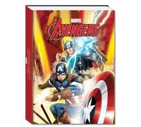 PRESTIGE & DELUXE Seven Agenda scolaire compatible avec Captain America Foudre école primaire 2025-2026 F.to Standard 20 x 15 cm + porte-clés