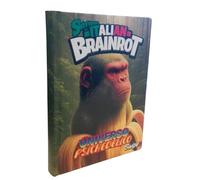 PRESTIGE & DELUXE Skifidol Italian Brainrot Univers Psychédélique - Chimpanzini Bananini - 2025-2026 avec 2 cartes offertes - 18 x 14 cm + porte-clé sifflet et stylo multicolore