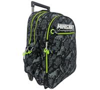 PRESTIGE & DELUXE Trolley Sac à dos d'école compatible avec Minecraft 46 cm haut de gamme pour enfant école primaire moyenne, multicolore, standard, Trolley
