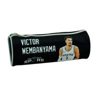 PRESTIGE & DELUXE Trousse d'école compatible avec NBA Victor Wembanyama 1 fermeture éclair Dim. 21 x 7,5 x 7,5 cm