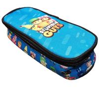 PRESTIGE & DELUXE Trousse école zip Stumble Guys ovale + cadeau porte-clés personnage, multicolore, piccolo, Classique