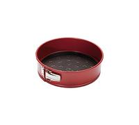 PRESTIGE Disney Moule à charnière en acier au carbone anti-adhésif Motif Mickey Mouse Rouge et noir 23 cm