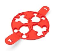 PRESTIGE Disney Moule à crêpes en silicone Motif Mickey et Minnie Rouge