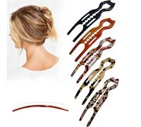 Prestige Épingles à cheveux françaises - Design dentelé antidérapant, angle incurvé pour un meilleur ajustement de la tête, accessoires de cheveux élégants pour femme, adaptées à tous les types de