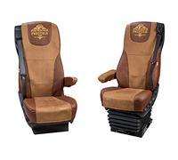 PRESTIGE LINE Housse de Siège de Camion pour DAF 106 XF à Partir de 2013 - Housse de Siège de Camion Morron - Siège Passager Accessoires de Non Rembourrés