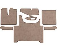 PRESTIGE-LINE Tapis de Sol pour Camions Man TGX 2020 Partie 2 Beige - Accessoires pour Camions