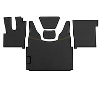 PRESTIGE LINE Tapis de Voiture pour DAF XF 106 de 2013 Boîte Automatique Noir - Tapis de Voiture antidérapants, imperméables et résistants - Confort Optimal et Protection de la Cabine