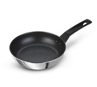 PRESTIGE Poêle à Frire 9x Plus Résistante, Acier Inoxydable Ultra Durable, Antiadhésive, Induction, Passe au Lave-Vaisselle et au Four, 21 cm