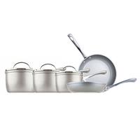 Prestige Prism Ensemble de casseroles et poêles, Aluminium, Silver, Set of 5