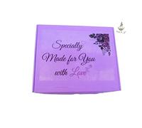 PrestigeApplause - Coffret cadeau pour bijoux, soins de la peau, maquillage et friandises, idéal comme cadeau pour votre femme, petite amie, femme, cadeau d'anniversaire, cadeau de Saint-Valentin