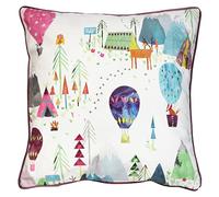 Prestigious Textiles Away We Go Coussin Garni de Polyester, Coton, Barbe à Papa