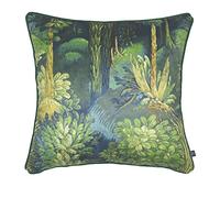 Prestigious Textiles Coussin Forêt Interdite Couverture, Velours Polyester, Saphir, 55 x 55cm