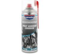 Presto – Spray adhérent pour courroie – Protège et limite l'usure – 400 ml