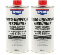 presto 171635 Diluant universel nitro 500 ml (Lot de 2)