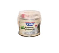 Presto 2K Polyester Filler & Durcisseur 601211 250G STYROLREDUITE 37,59€/kg