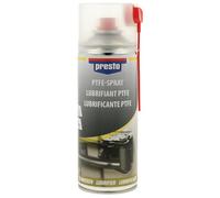 presto 306338 Aérosol PTFE 400 ml | Sans silicone, rampant, sans résidus - Pour charnières, chaînes, serrures et rails de guidage