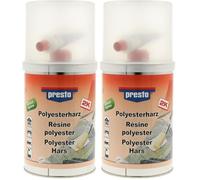 presto 443862 Résine polyester sans styrène 1000 g (Lot de 2)