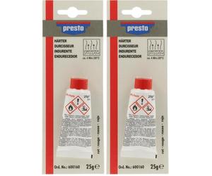 presto 600160 Durcisseur rouge sous blister 25 g (Lot de 2)