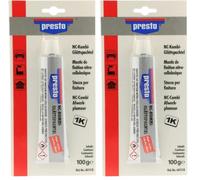 presto 601518 Mastic Fin NF-Combi sous Blister 100 g (Lot de 2)