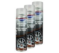 Presto Lot de 3 mousses brillantes pour pneus - 500 ml - 157189
