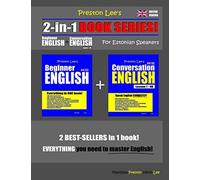 Preston Lees 2-In-1 Book Series! Beginner English & Conversation English Lesson 1 40 For Estonian Speakers (British Version)