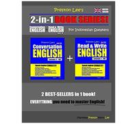 Preston Lees 2-In-1 Book Series! Conversation English & Read & Write English Lesson 1 40 For Indonesian Speakers (British Version)