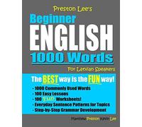 Preston Lee's Beginner English 1000 Words For Latvian Speakers