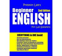 Preston Lee's Beginner English For Lao Speakers - 2nd Edition