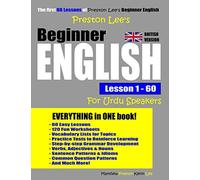 Preston Lee's Beginner English Lesson 1 - 60 For Urdu Speakers (British Version)