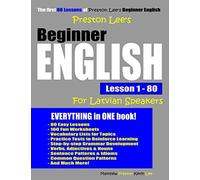Preston Lee's Beginner English Lesson 1 - 80 For Latvian Speakers