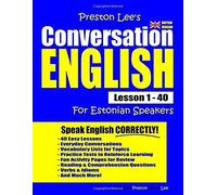 Preston Lee's Conversation English For Estonian Speakers Lesson 1 - 40 (British Version)