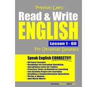 Preston Lee's Read & Write English Lesson 1 - 60 For Ukrainian Speakers