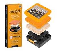 Preszzo® Pince à sertir à sandwich - Machine à toastie pour plusieurs types de pain, y compris le pain fin, le pain standard et les enveloppements! Profitez de collations grillées saines en quelques