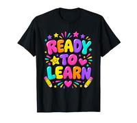 Prêt à Apprendre coloré pour la rentrée Scolaire T-Shirt