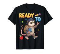 Prêt à Apprendre, étudiant d'Opossum, rentrée Scolaire, garçon et Fille T-Shirt