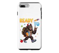 Prêt à Apprendre Gorilla Student Backback to School Kids Boy Girl Coque pour iPhone 7 Plus/8 Plus