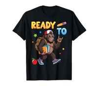 Prêt à Apprendre Gorilla Student Backback to School Kids Boy Girl T-Shirt