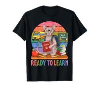 Prêt à Apprendre Peterbald Cat Funny Back to School Student T-Shirt
