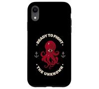 Prêt à Combattre l'inconnu (déclaration de Marin et Graphique) Coque pour iPhone XR