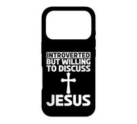 Prêt à discuter de Jésus chrétiens et Religieux Coque pour iPhone 17 Pro
