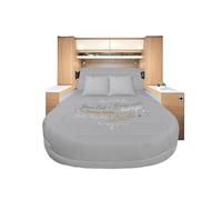 INCASA Prêt à dormir 100% coton Good Night 160 x 200 cm lit central