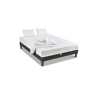 Prêt-à-dormir HERA - Ensemble matelas mousse mémoire, sommier, couette, oreillers et protège-matelas - 140x200 cm