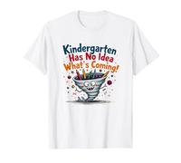 Prêt à écraser la Maternelle - Aucune idée de ce Qui Arrive! T-Shirt, Homme, Blanc, 3XL