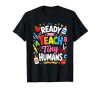 Prêt à enseigner aux Petits Humains Design Enseignant Maternelle T-Shirt