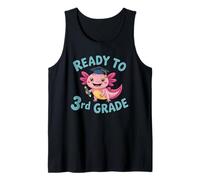 Prêt à la 3e année Question Axolotl Premier Jour d'école Débardeur