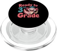 Prêt à la 3e année Question Axolotl Premier Jour d'école PopSockets PopGrip pour MagSafe