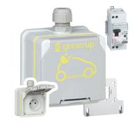 Prêt à poser Green'up Access Legrand - 1 prise 090471/1 patère 090478/1 disj diff 410754